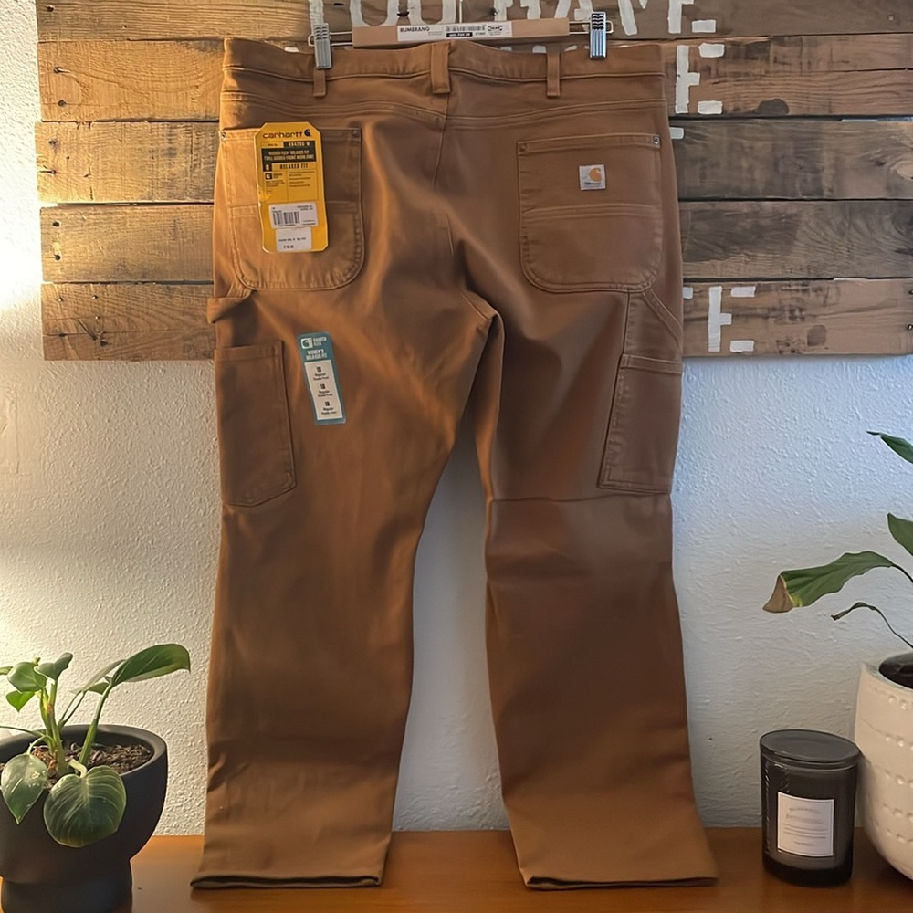 Carhartt Women's Straight Leg Pants - Brown - Picture 7 of 8